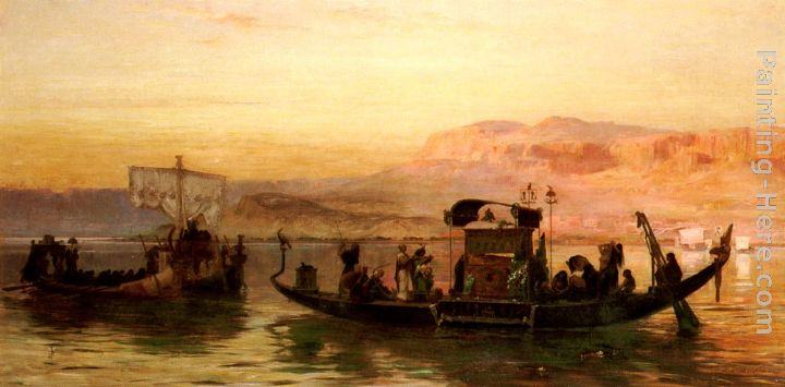 Frederick Arthur Bridgman Cleopatra's Barge